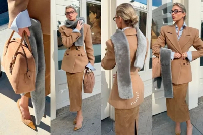 7 стильных способов носить меховой шарф, как настоящий модный эксперт